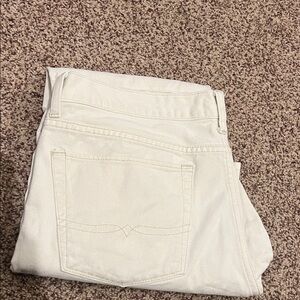 Lucky brand cream jeans 36x32 skinny
